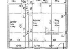 Apartament 2 camere, 63,62 mp, decomandat, zona Iulius Mall