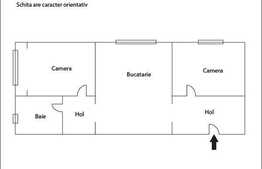 Apartament 2 camere, decomandat, 47 mp, zona strazii Herculane, Gheorgheni