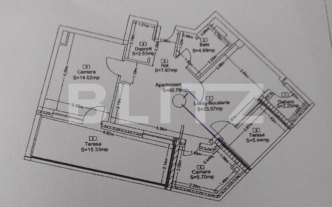 Apartament de vânzare 2 camere Marasti - 92475AV | BLITZ Cluj-Napoca | Poza1