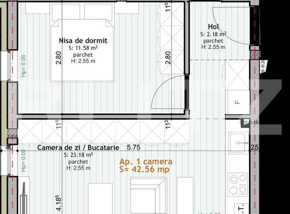 Garsonieră de vânzare Floreşti - 92548AV | BLITZ Cluj-Napoca | Poza1