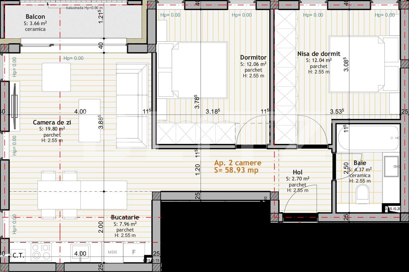 Apartament de vânzare 2 camere Floreşti - 92555AV | BLITZ Cluj-Napoca | Poza2