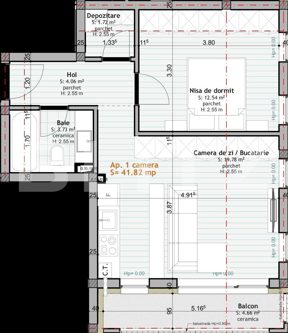 Apartament de vânzare 2 camere Floreşti - 92567AV | BLITZ Cluj-Napoca | Poza2