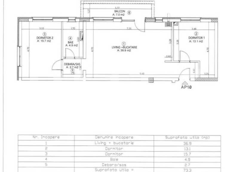 Apartament de vânzare 3 camere Floreşti - 92575AV | BLITZ Cluj-Napoca | Poza1