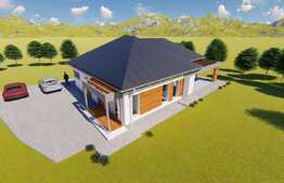 Casa individuala 120 mp, 700 mp teren, cu CF, zona Dezmir