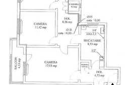Apartament 3 camere decomandate, 74 mp utili, boxa la subsol, imobil izolat!