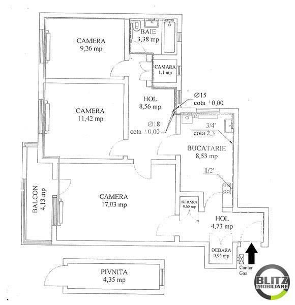 Apartament de vânzare 3 camere Manastur - 9273AV | BLITZ Cluj-Napoca | Poza9