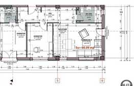 Vanzare 3 camere, 68 mp, in imobil nou prin Prima Casa! Semifinisat!