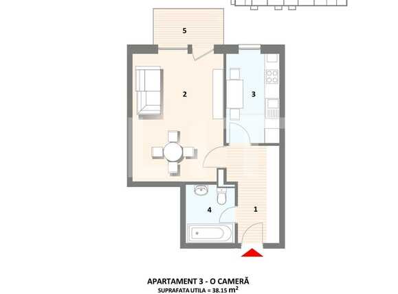 Apartament de vânzare 2 camere Zorilor - 93023AV | BLITZ Cluj-Napoca | Poza2