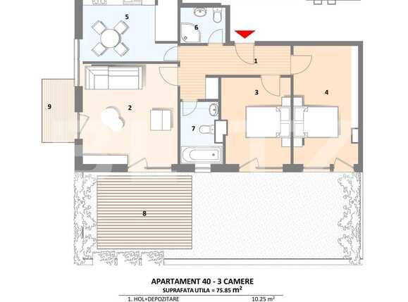 Apartament de vânzare 3 camere Zorilor - 93046AV | BLITZ Cluj-Napoca | Poza2