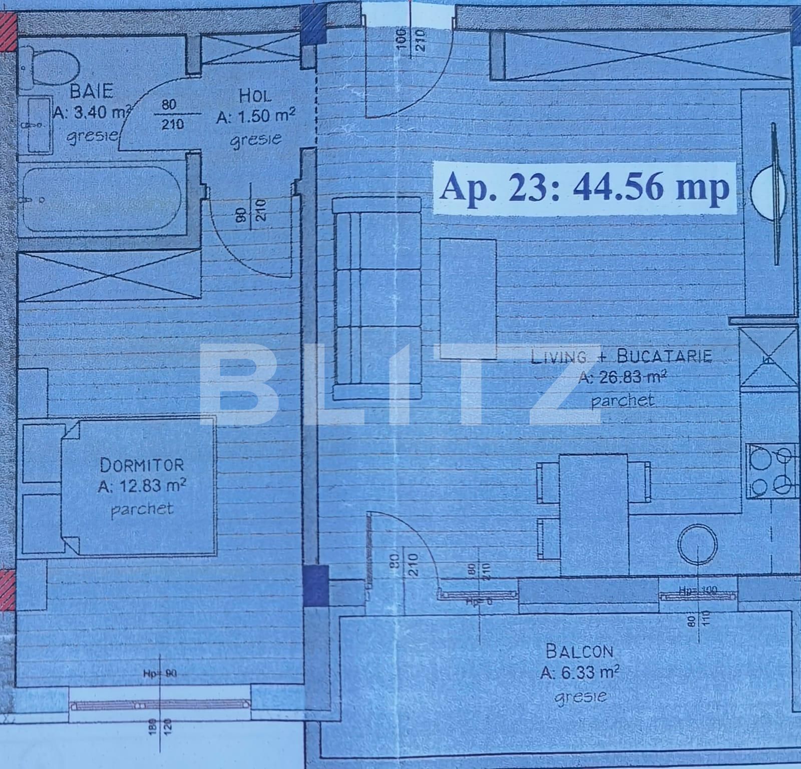 Apartament de vânzare 2 camere Floreşti - 93047AV | BLITZ Cluj-Napoca | Poza1
