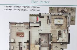 Casa 4 camere,suprafata utila 135mp , teren 610 mp Cristian