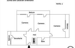 3 camere de vanzare, 120 mp utili, mansarda. Pret OPORTUN! Zona linistita