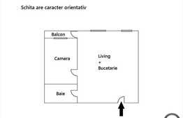 De vanzare 2 camere, 46 mp, imobil 2014, zona Polus Center! Semifinisat!