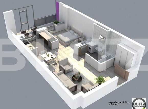 Garsonieră de vânzare Marasti - 9366AV | BLITZ Cluj-Napoca | Poza1
