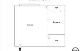 Apartament 1 camera, 40 mp, etaj intermediar, zona USAMV