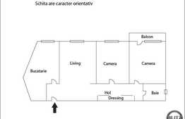 Apartament 3 camere de vanzare, 78.56 mp utili, zona V. Garbaului, cu garaj