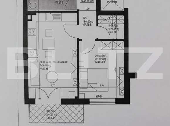 Apartament de vânzare 2 camere Tractorul - 93776AV | BLITZ Brașov | Poza6