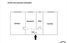 Apartament de vanzare 2 camere decomandate, 53 mp, Piata Mihai Viteazu!