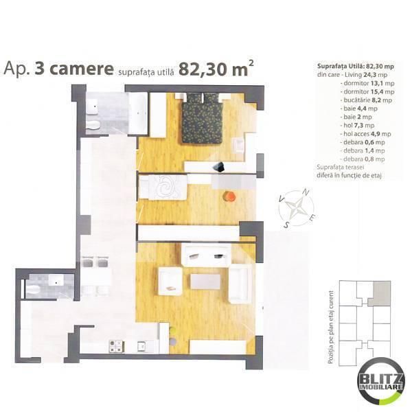 Apartament de vânzare 3 camere Marasti - 939AV | BLITZ Cluj-Napoca | Poza10