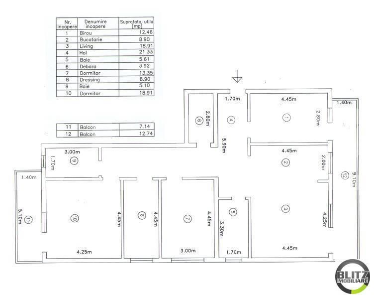 Apartament de vânzare 4 camere Europa - 9393AV | BLITZ Cluj-Napoca | Poza16