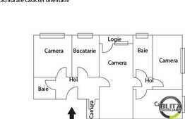 Vanzare apartament 4 camere, 71 mp utili,  zona Cora!
