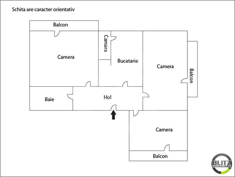 Apartament de vânzare 3 camere Marasti - 940AV | BLITZ Cluj-Napoca | Poza1