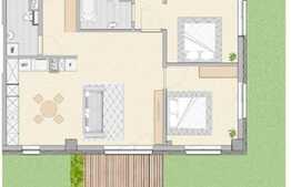 Apartament 3 camere, 88 mp, finisat de lux, tereasa, zona Semicentrala 