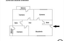 3 camere decomandate, 2 balcoane, loc parcare, boxa la subsol, zona Bucuresti!
