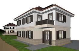 Casa noua, 119 mp, semifinisata, 500 mp teren, Capusu Mic