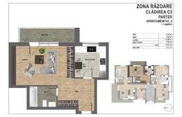 Garsoniera de 42 mp, ansamblu privat, balcon, garaj, zona Vivo Mall 