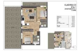 Apartament 3 camere, ansamblu privat, terasa generoasa, garaj, zona Vivo