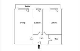 De vanzare 2 camere, 63 mp, imobil nou, semifinisat, garaj optional