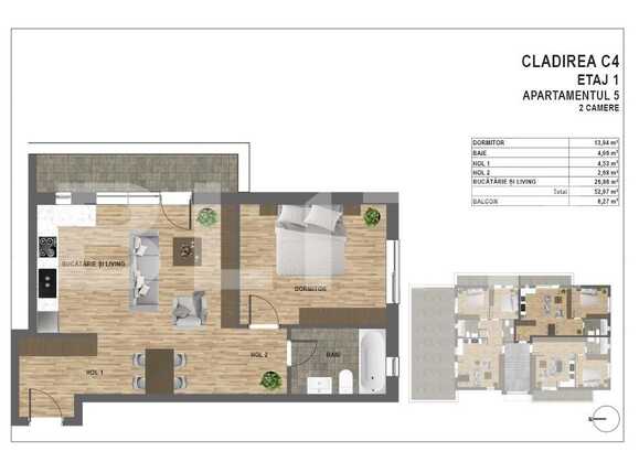 Apartament de vânzare 2 camere Manastur - 94474AV | BLITZ Cluj-Napoca | Poza2