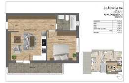 Apartament 2 camere, garaj, ansamblu privat, Vivo