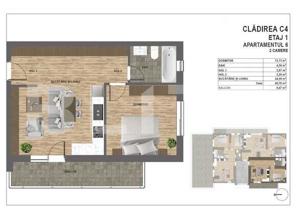 Apartament de vânzare 2 camere Manastur - 94478AV | BLITZ Cluj-Napoca | Poza2