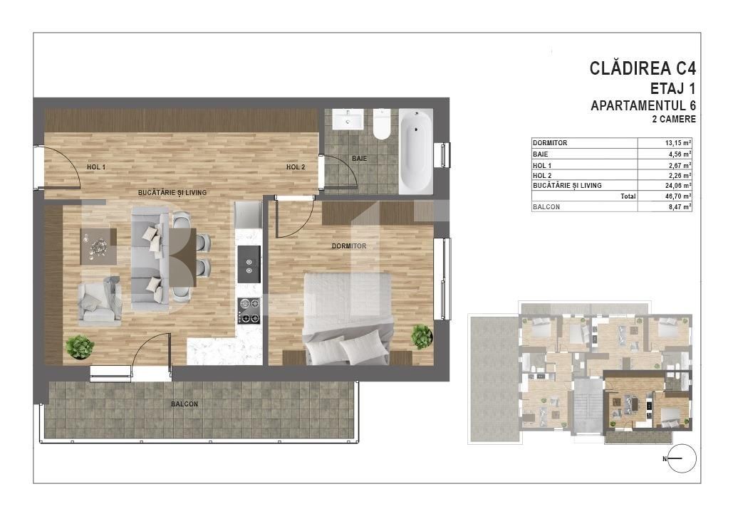 Apartament de vânzare 2 camere Manastur - 94478AV | BLITZ Cluj-Napoca | Poza2