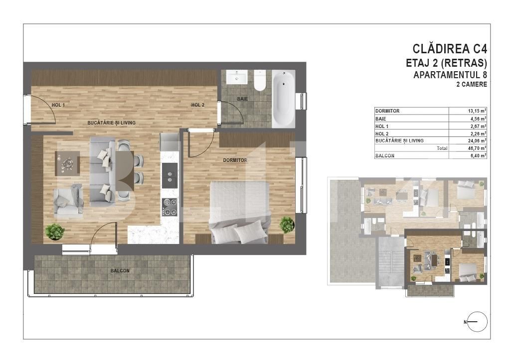 Apartament de vânzare 2 camere Manastur - 94481AV | BLITZ Cluj-Napoca | Poza2