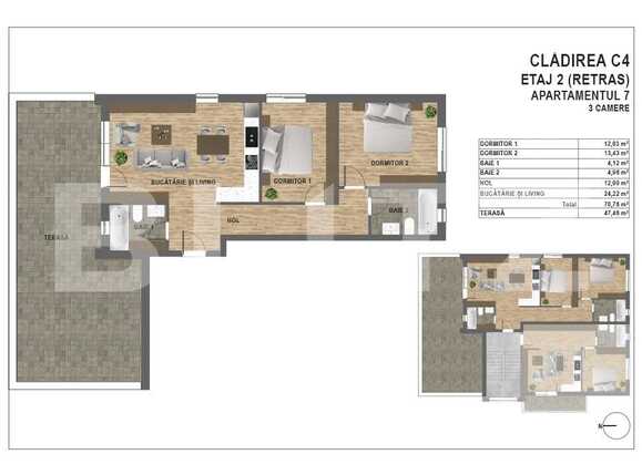 Apartament de vânzare 3 camere Manastur - 94484AV | BLITZ Cluj-Napoca | Poza2