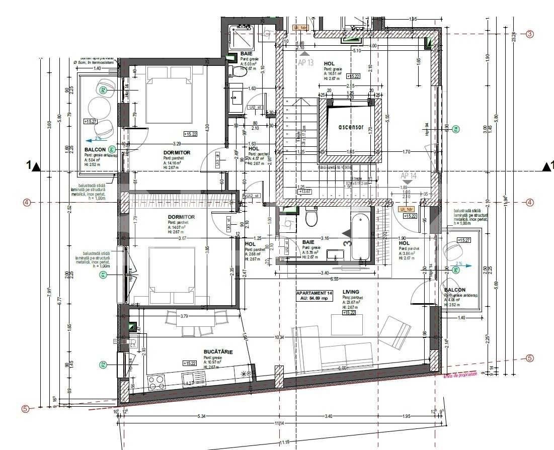 Apartament de vânzare 3 camere Semicentral - 94603AV | BLITZ Cluj-Napoca | Poza1