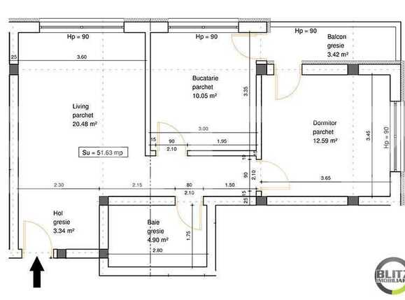 Apartament de vânzare 2 camere Manastur - 9467AV | BLITZ Cluj-Napoca | Poza1