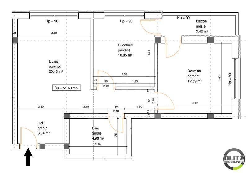 Apartament de vânzare 2 camere Manastur - 9467AV | BLITZ Cluj-Napoca | Poza1