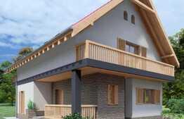 Casă individuală, 120 mp utili, 700 mp teren, în Chinteni