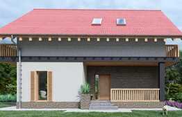 Casă individuală, 120 mp utili, 700 mp teren, în Chinteni