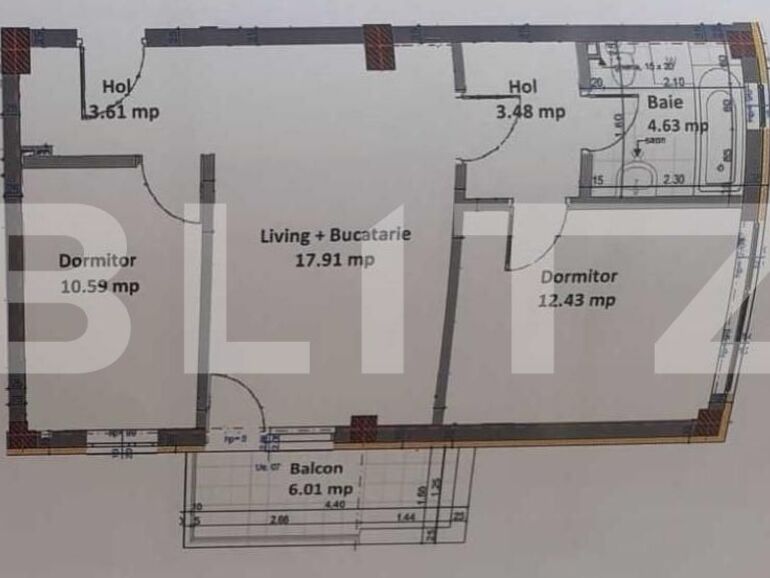 Apartament de vânzare 3 camere Floreşti - 95122AV | BLITZ Cluj-Napoca | Poza1