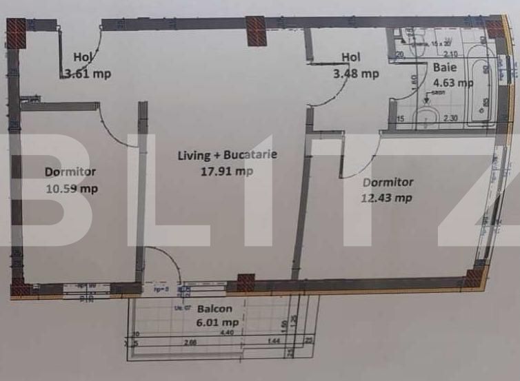 Apartament de vânzare 3 camere Floreşti - 95122AV | BLITZ Cluj-Napoca | Poza1