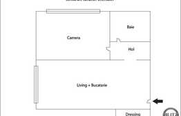 Apartament 2 camere, 42 mp, decomandat, zona Lidl
