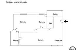 De vanzare 3 camere, 85 mp utili, semidecomandat, imobil nou, zona Oncos!
