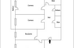 De vanzare 3 camere, imobil izolat termic, la 2 minute de Kaufland, cu garaj