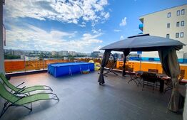 Apartament 2 camere, 45 mp, garaj, terasa, piscina, zona Viva City