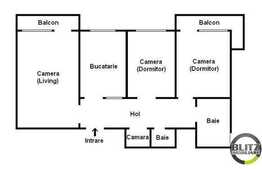 De vanzare 3 camere, decomandat, imobil reabilitat termic